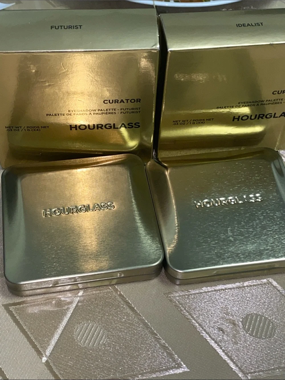Hourglass Neutral Eyeshadow Quad Palette - Gold Compact limited edition New